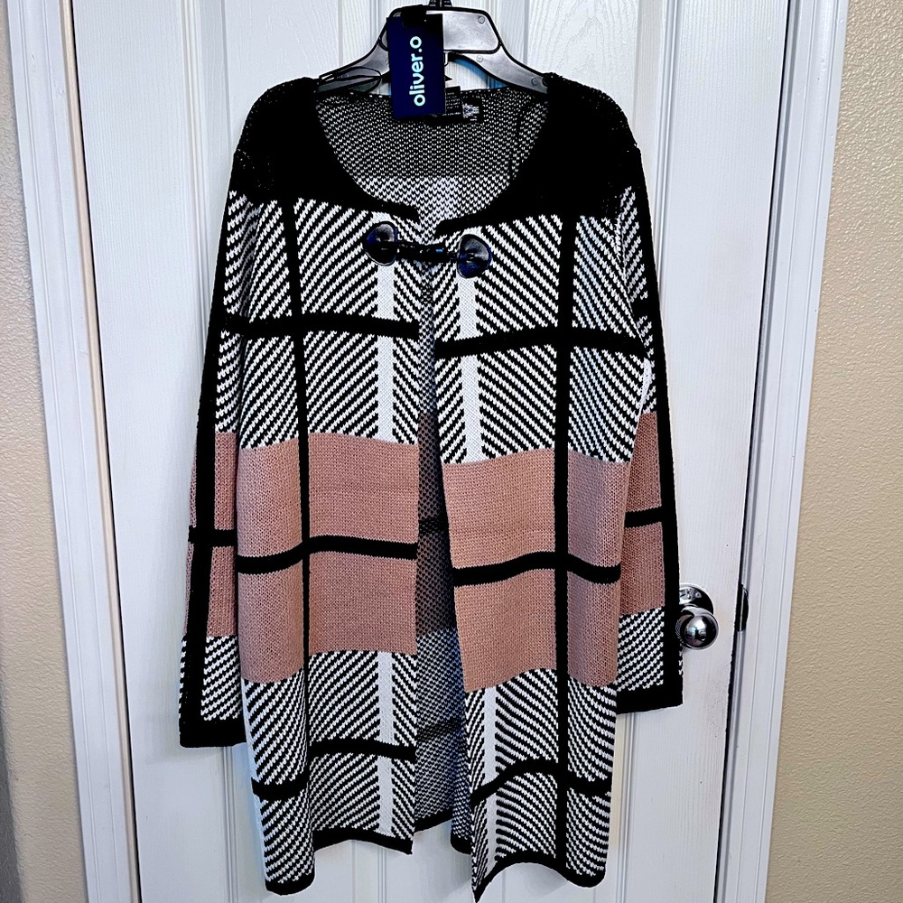 PM012324 Color Block Cardigan